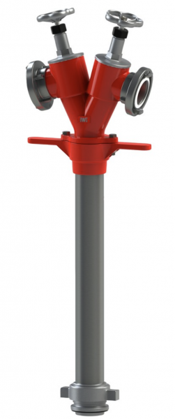 AWG Hydrantenstandrohr DIN 14375 DN 80 Feuerwehr Standrohr 2x Strorz B